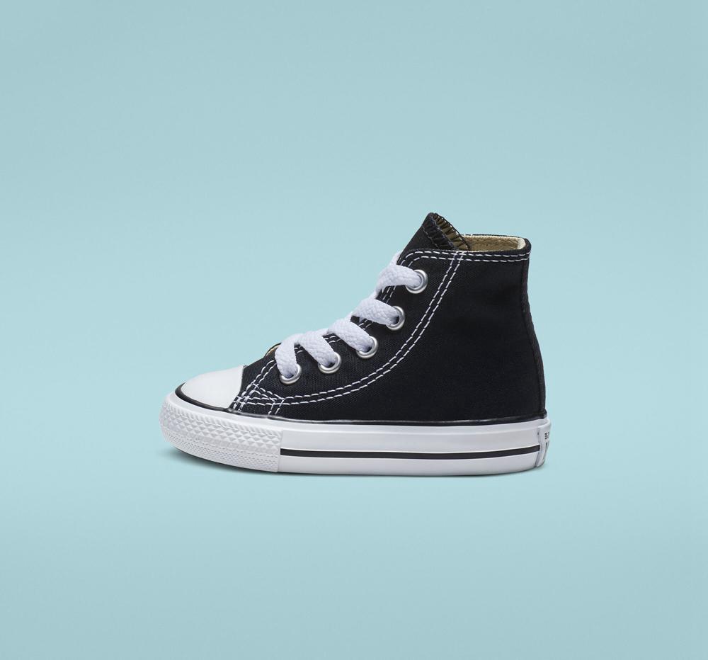 Chlapecké Vysoké Converse Chuck Taylor All Star Classic Toddler Černé | 532408LVP