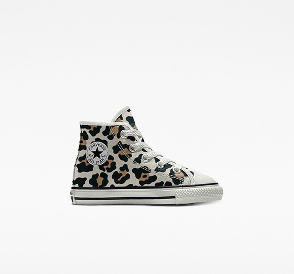 Chlapecké Vysoké Converse Custom Chuck Taylor All Star By You Toddler Leopard | 567482ABF