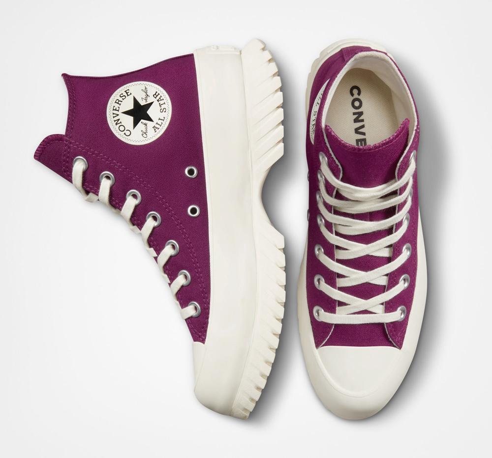 Dámské Boty Converse Chuck Taylor All Star Lugged 2.0 Unisex Fialové Černé | 246589JMY