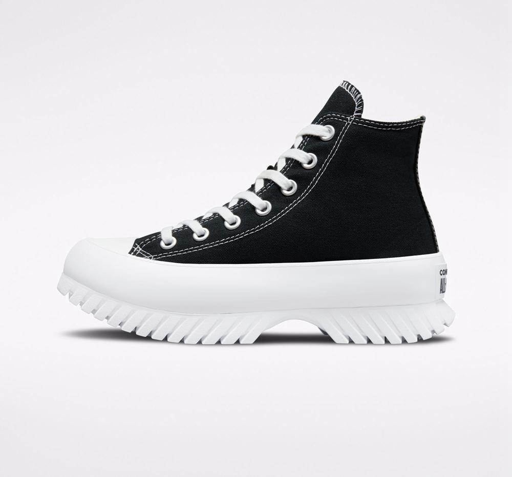 Dámské Boty Converse Chuck Taylor All Star Lugged 2.0 Unisex Černé Bílé | 704135QDW