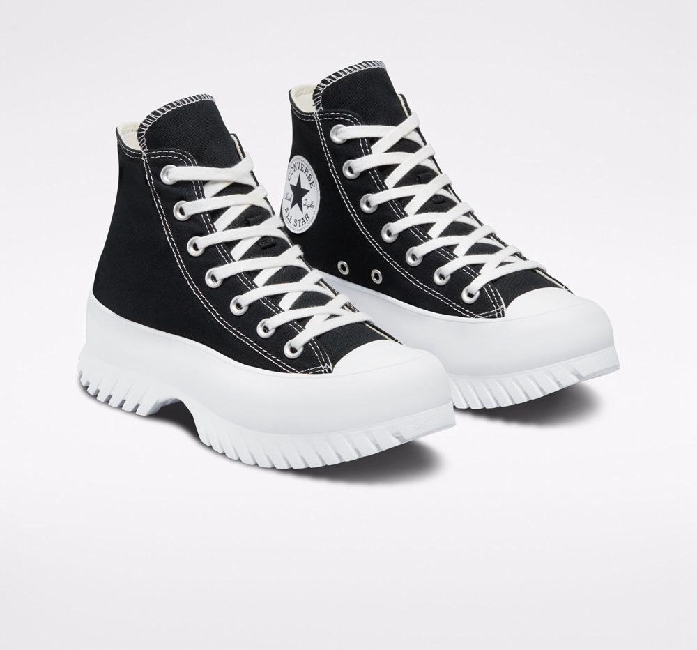 Dámské Boty Converse Chuck Taylor All Star Lugged 2.0 Unisex Černé Bílé | 704135QDW