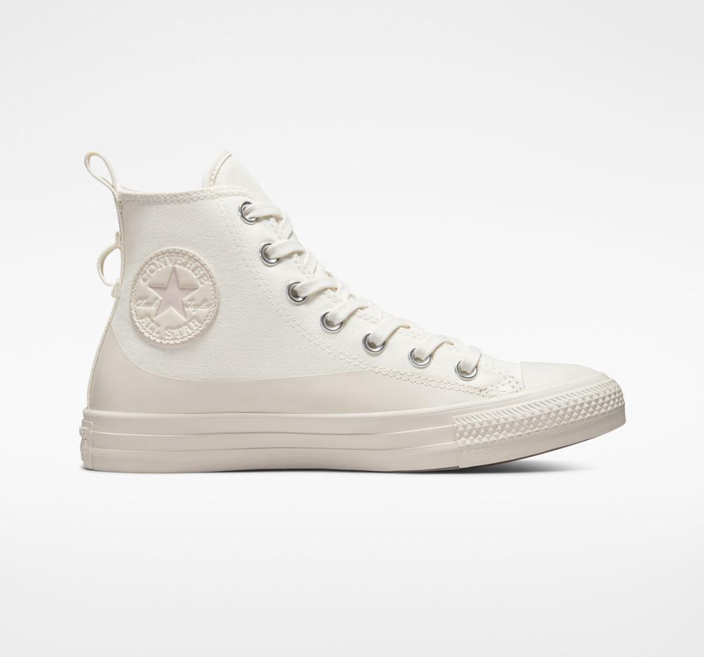 Dámské Boty Converse Chuck Taylor All Star Vody Repellent Platene Bílé | 742158SRW