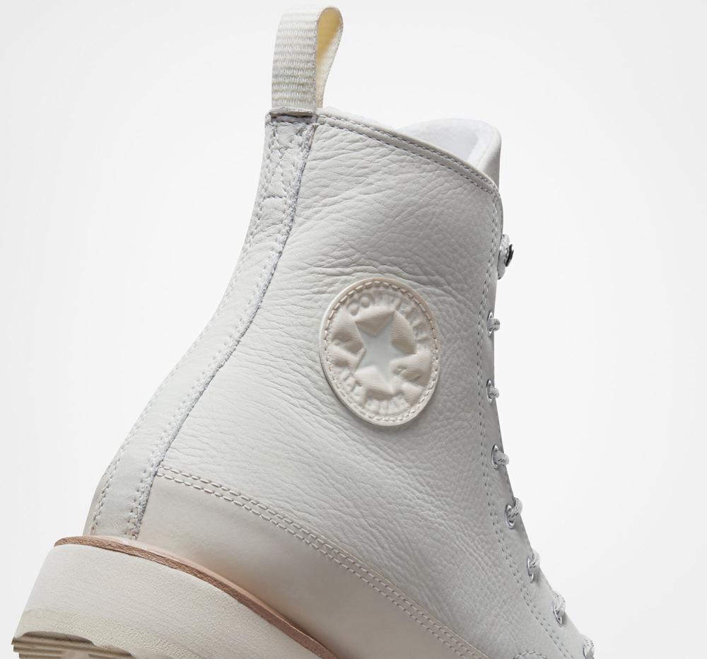 Dámské Boty Converse Chuck Taylor Crafted Unisex Bílé Růžové | 453820KOS