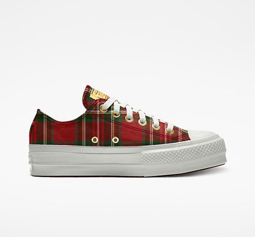 Dámské Boty Na Platformy Converse Custom Chuck Taylor All Star Lift Platene By You Unisex Low Top Viacfarebný | 754982EKX