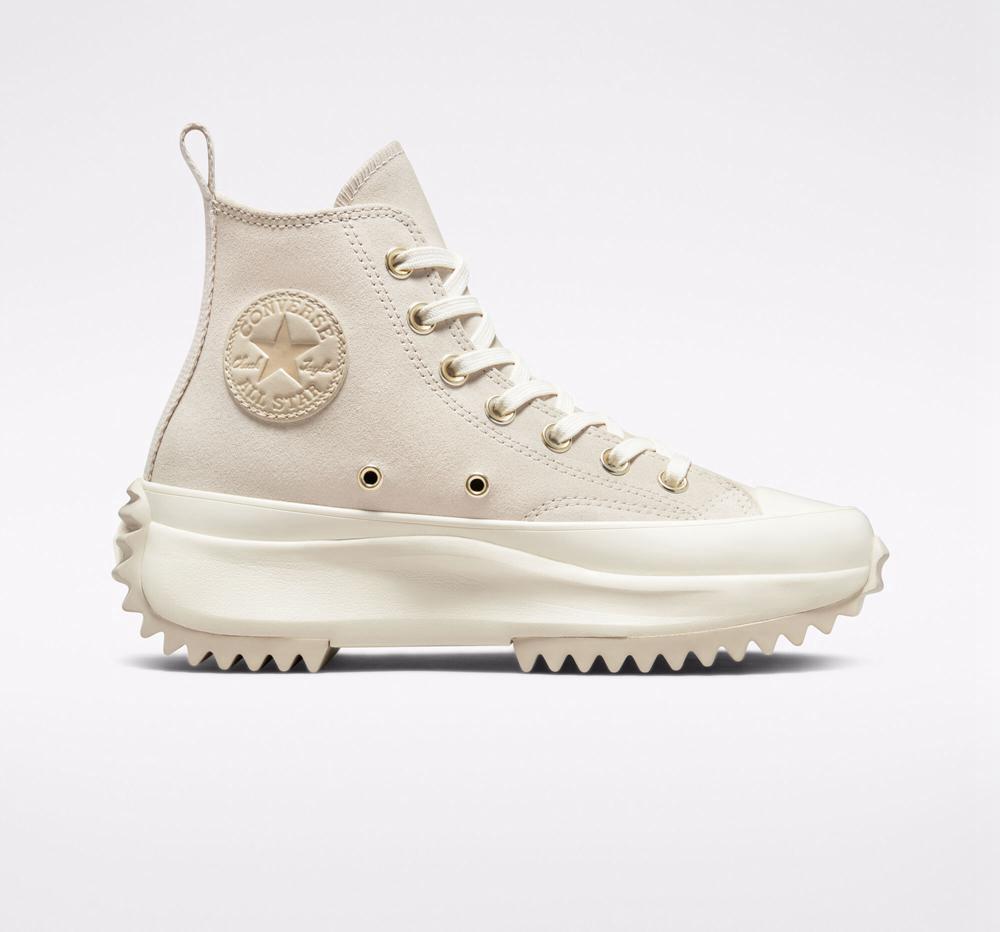 Dámské Boty Na Platformy Converse Run Star Hike Earthy Neutrals Unisex High Top Hnědožlutý | 720583RXF