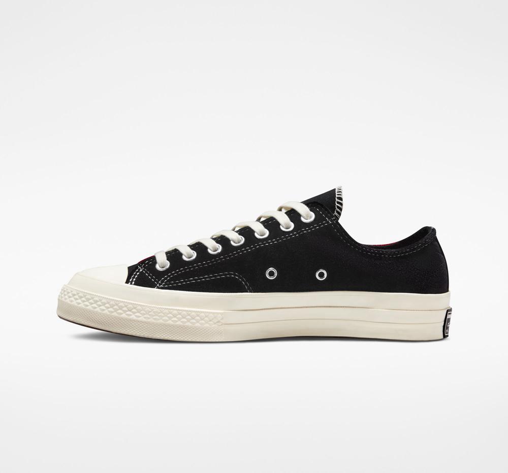 Dámské Nízké Converse Chuck 70 Beyond Retro Velvet Unisex Černé Červené | 904831FLW