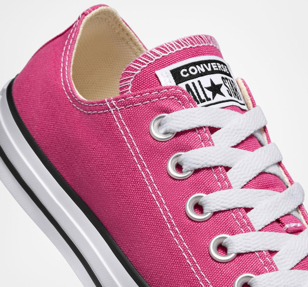 Dámské Nízké Converse Chuck Taylor All Star Seasonal Color Unisex Fuchsie Bílé Černé | 184950UJY