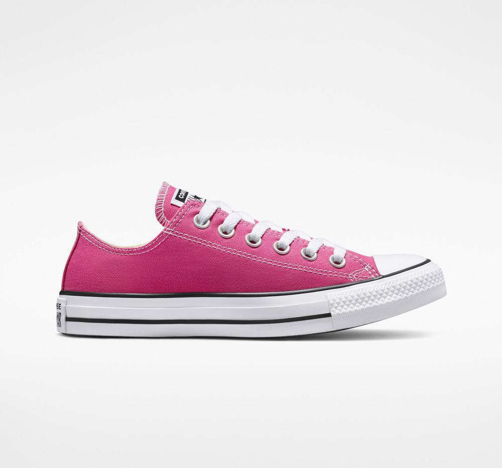 Dámské Nízké Converse Chuck Taylor All Star Seasonal Color Unisex Fuchsie Bílé Černé | 184950UJY