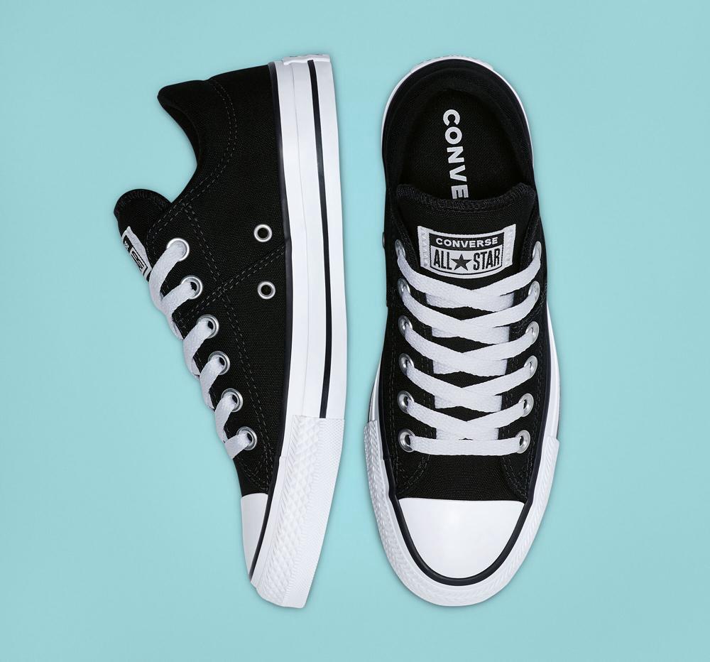 Dámské Nízké Converse Chuck Taylor All Star Madison Černé Bílé Černé | 362109SBT