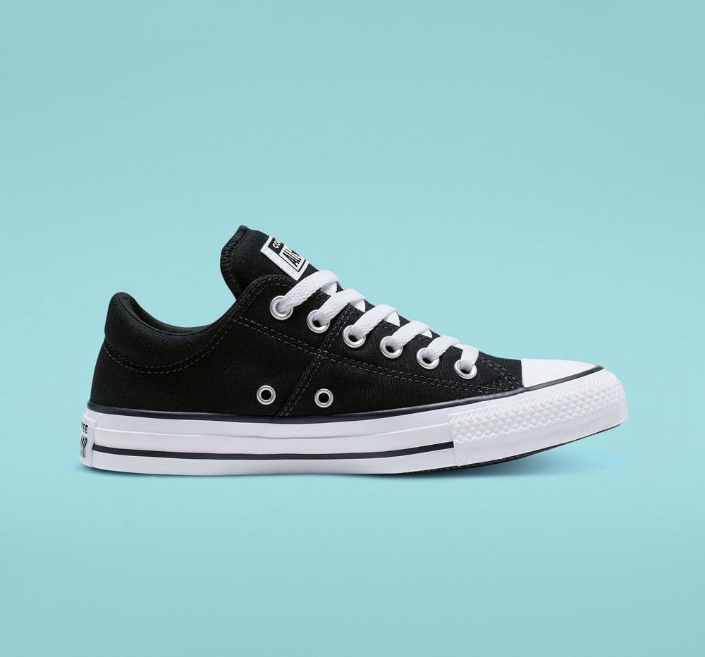 Dámské Nízké Converse Chuck Taylor All Star Madison Černé Bílé Černé | 362109SBT