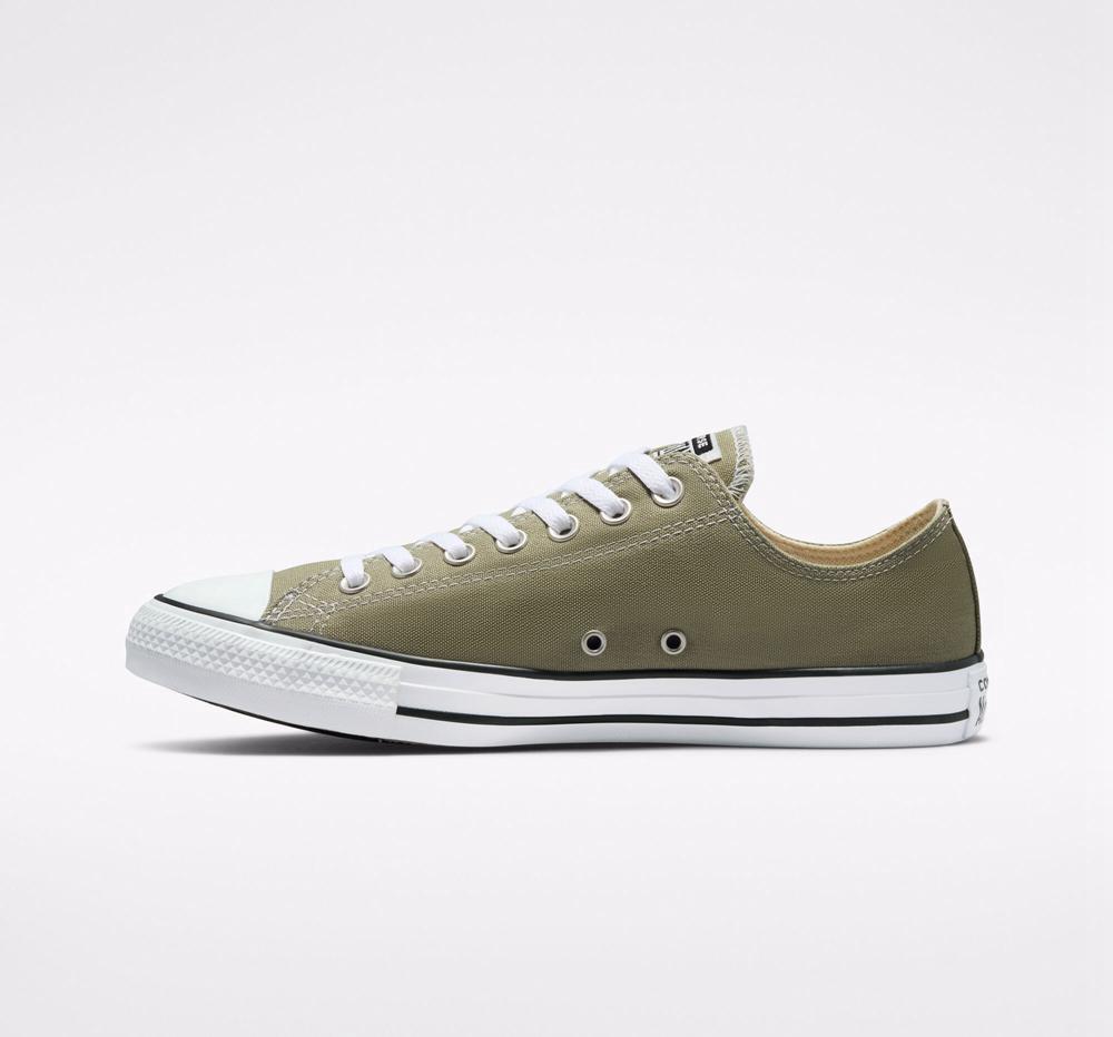 Dámské Nízké Converse Chuck Taylor All Star Seasonal Color Unisex Zelene Světle | 683752IPQ