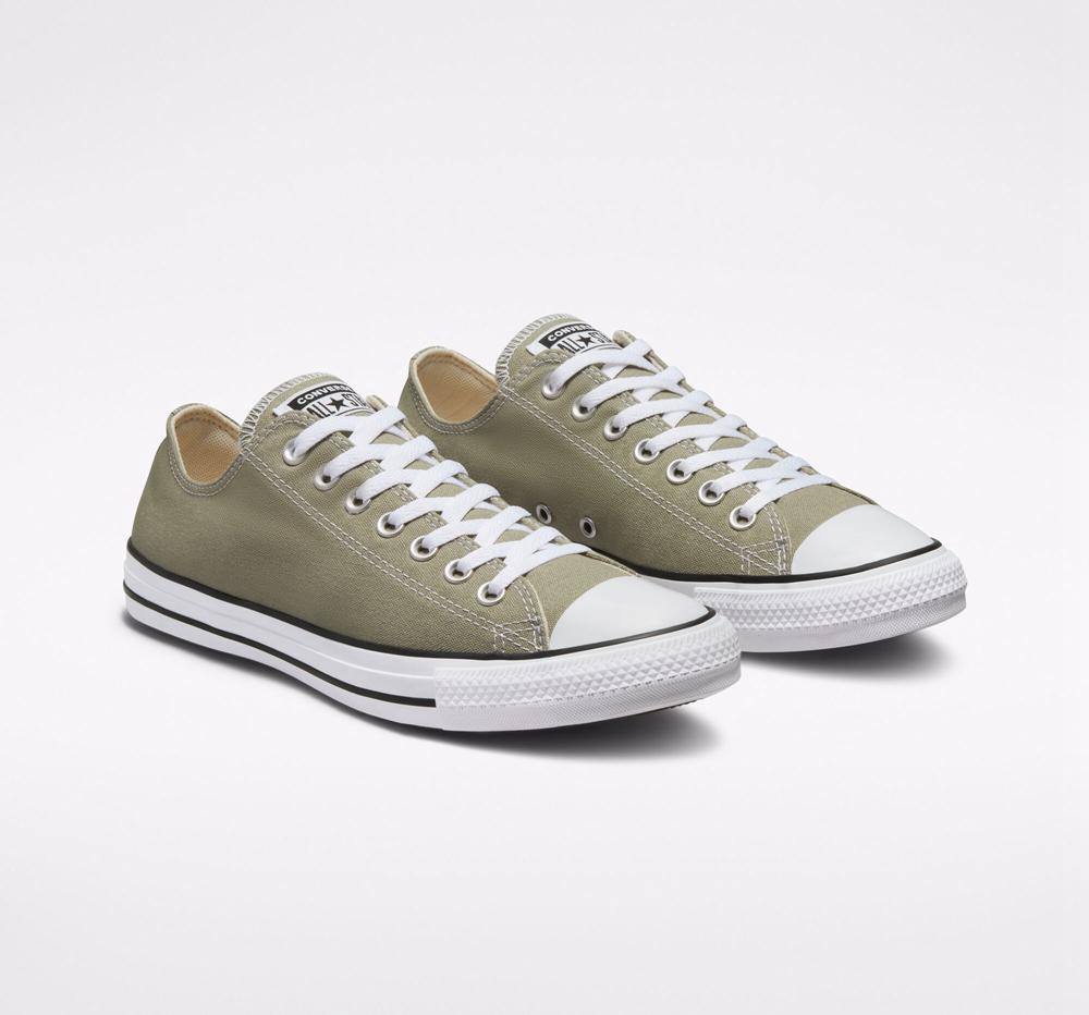 Dámské Nízké Converse Chuck Taylor All Star Seasonal Color Unisex Zelene Světle | 683752IPQ