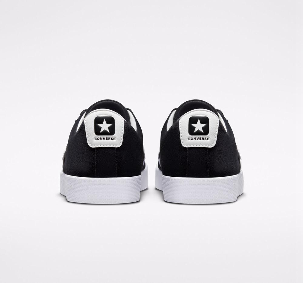 Dámské Nízké Converse Cons Pl Vulc Pro Semišové Skate Černé Bílé Bílé | 597481PAY