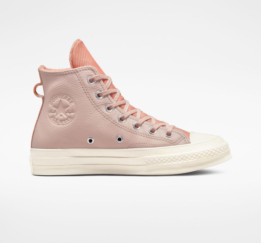 Dámské Vysoké Converse Chuck 70 Counter Climate Unisex Růžové | 524718ECO