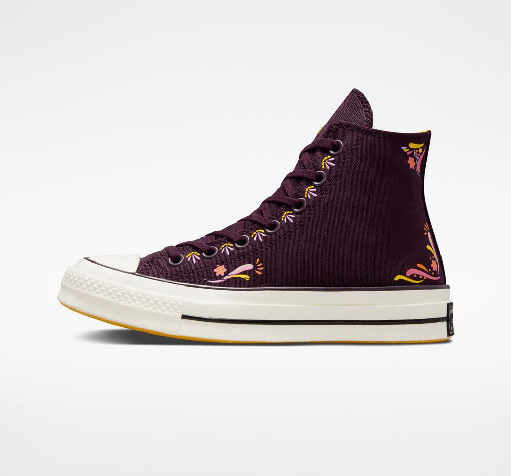 Dámské Vysoké Converse Chuck 70 D%C3%Ada De Muertos Unisex Černé | 078512YQT