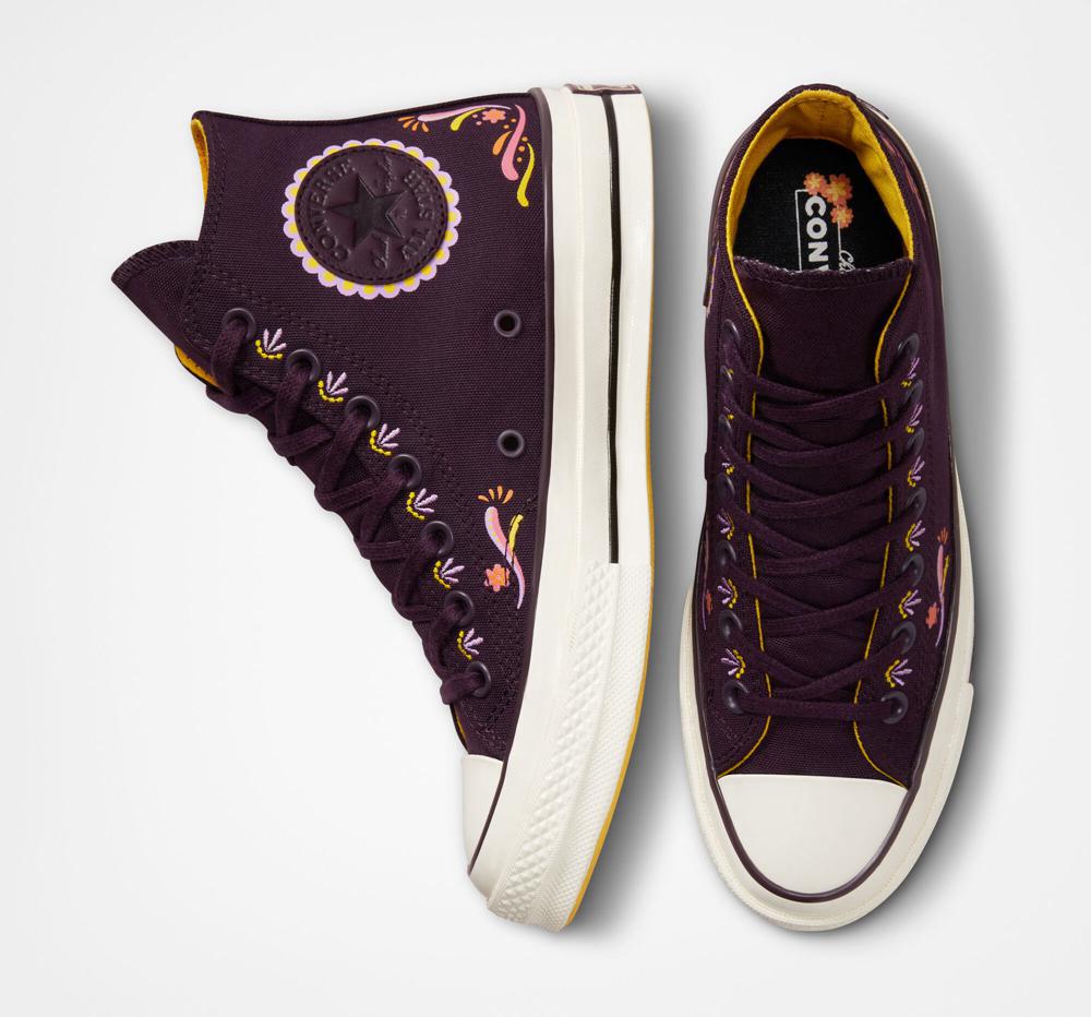 Dámské Vysoké Converse Chuck 70 D%C3%Ada De Muertos Unisex Černé | 078512YQT