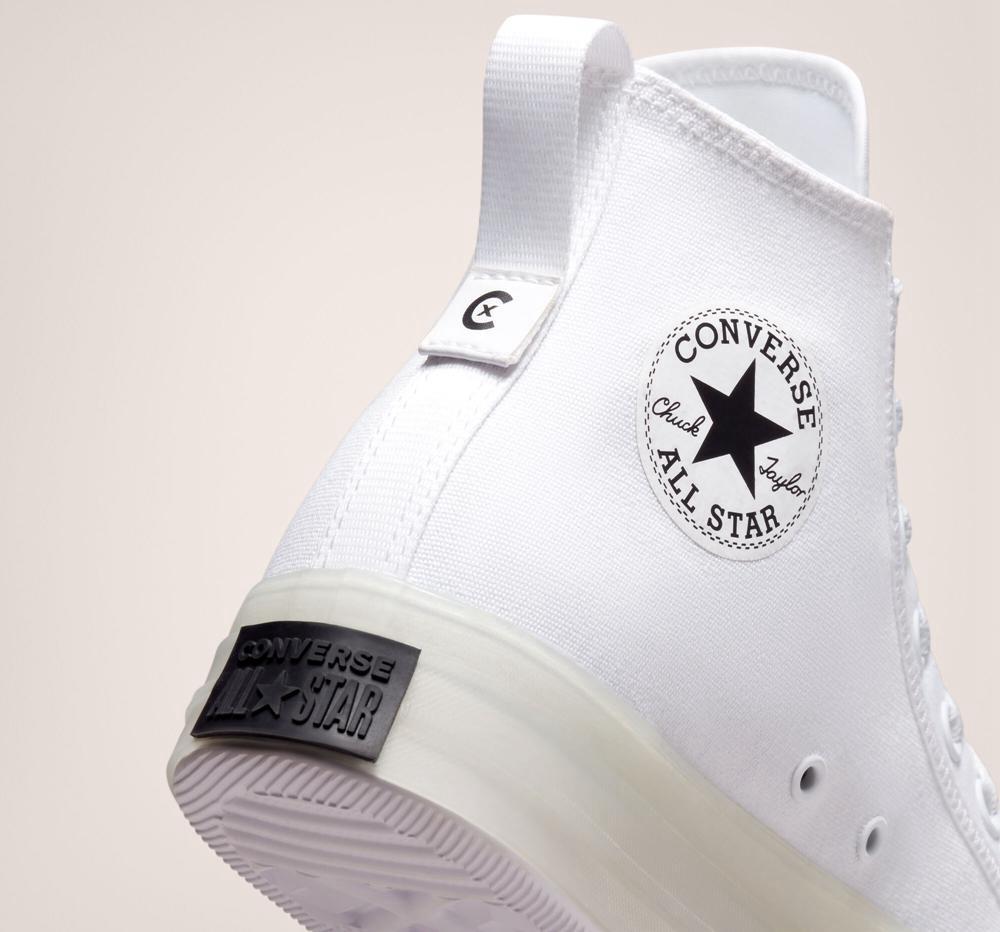 Dámské Vysoké Converse Chuck Taylor All Star Cx Explore Unisex Bílé Bílé Černé | 016248PWD