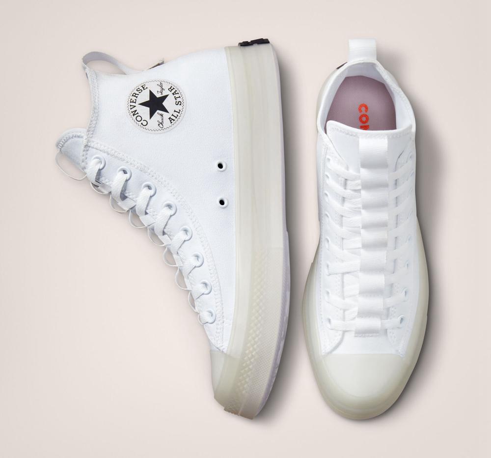 Dámské Vysoké Converse Chuck Taylor All Star Cx Explore Unisex Bílé Bílé Černé | 016248PWD