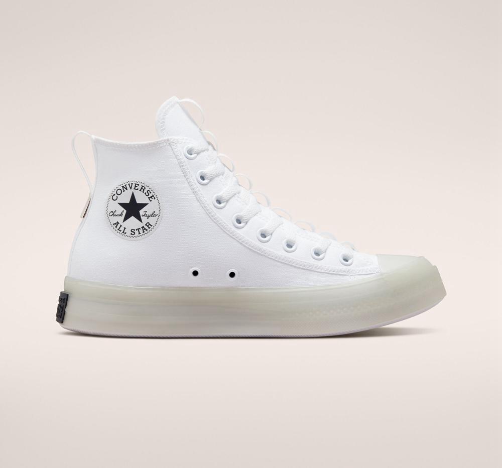 Dámské Vysoké Converse Chuck Taylor All Star Cx Explore Unisex Bílé Bílé Černé | 016248PWD