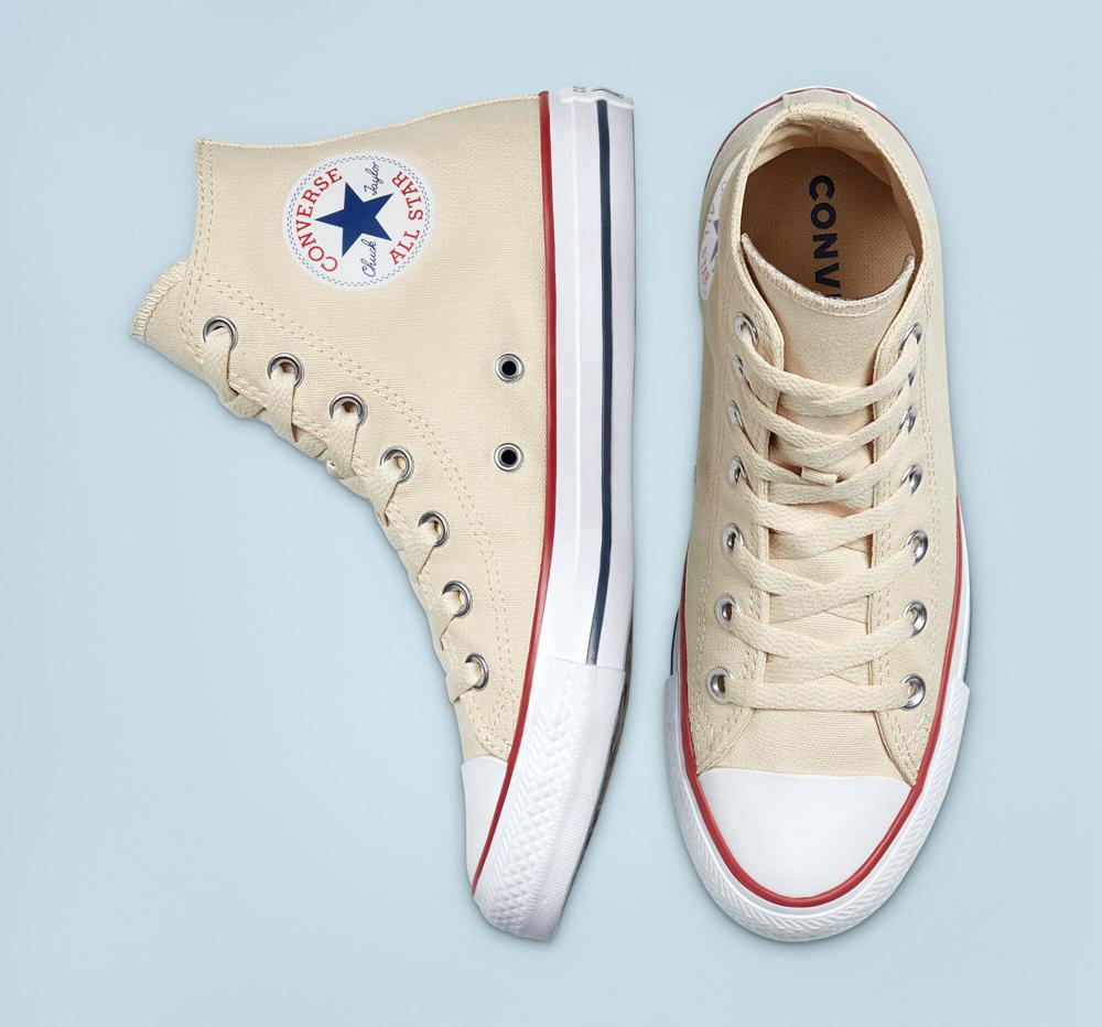 Dámské Vysoké Converse Chuck Taylor All Star Classic Unisex Natural Ivory | 018326QSX