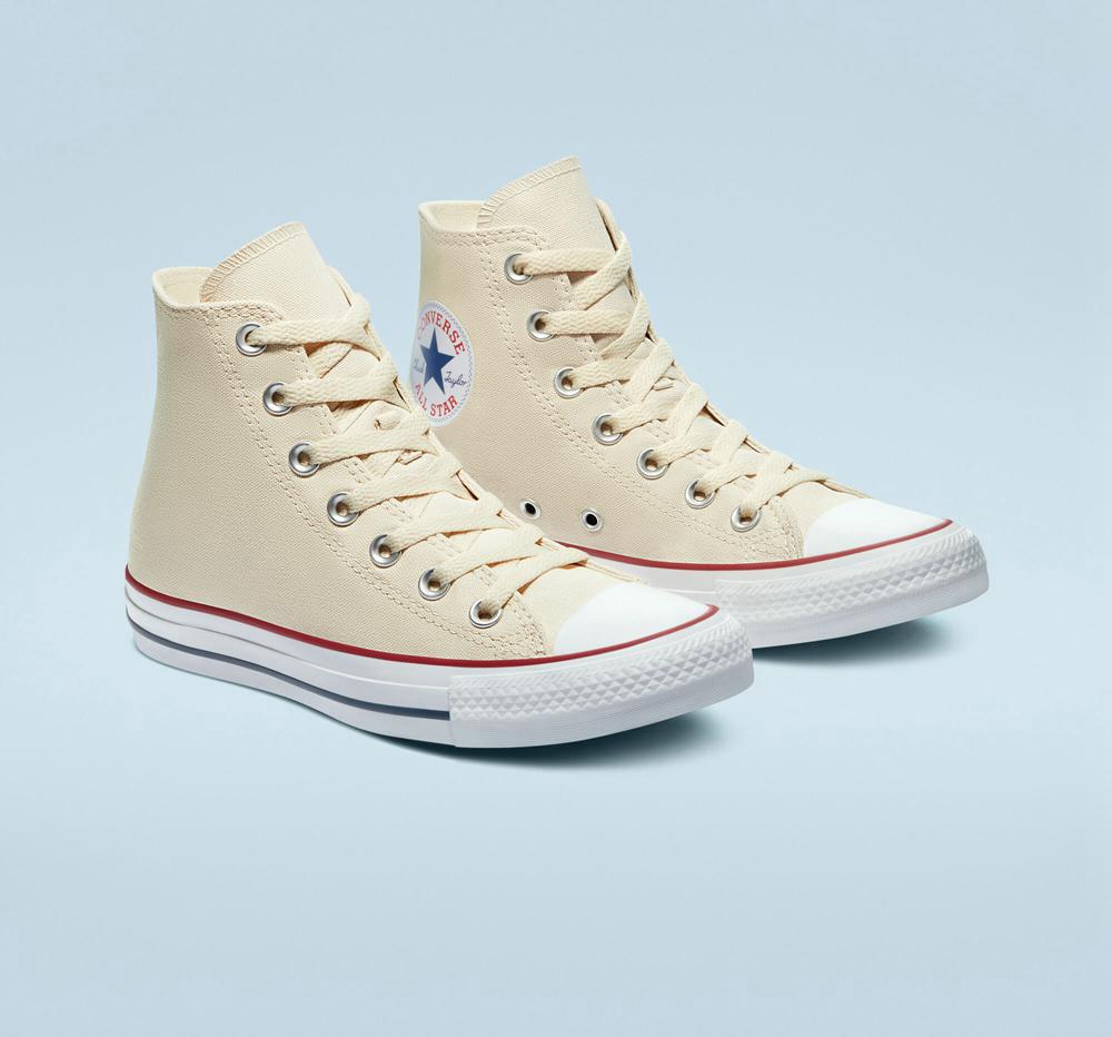 Dámské Vysoké Converse Chuck Taylor All Star Classic Unisex Natural Ivory | 018326QSX