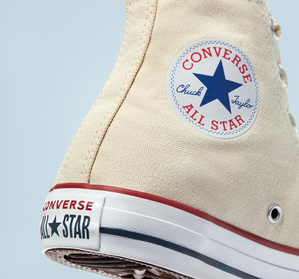 Dámské Vysoké Converse Chuck Taylor All Star Classic Unisex Natural Ivory | 018326QSX