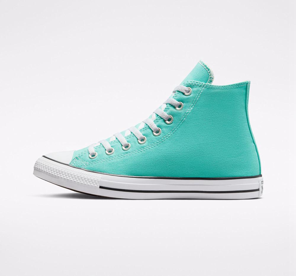 Dámské Vysoké Converse Chuck Taylor All Star Seasonal Color Unisex Tyrkysové | 047285PBT