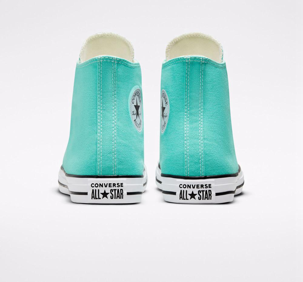 Dámské Vysoké Converse Chuck Taylor All Star Seasonal Color Unisex Tyrkysové | 047285PBT