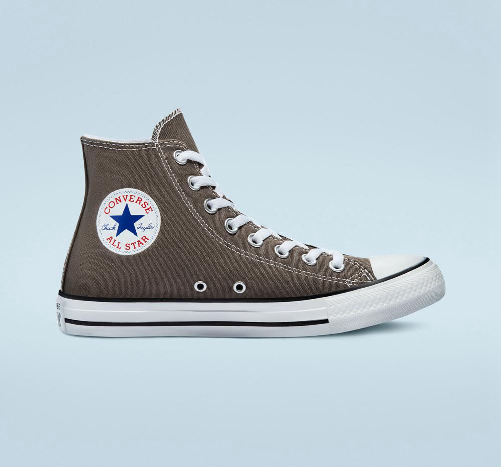 Dámské Vysoké Converse Chuck Taylor All Star Classic Unisex Šedé | 236590NHM