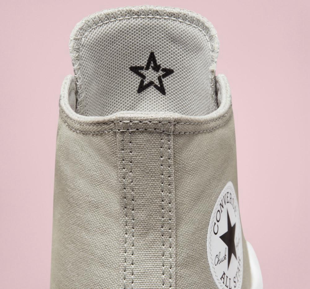 Dámské Vysoké Converse Chuck Taylor All Star Move Platformy Šedé Bílé | 294357WBA