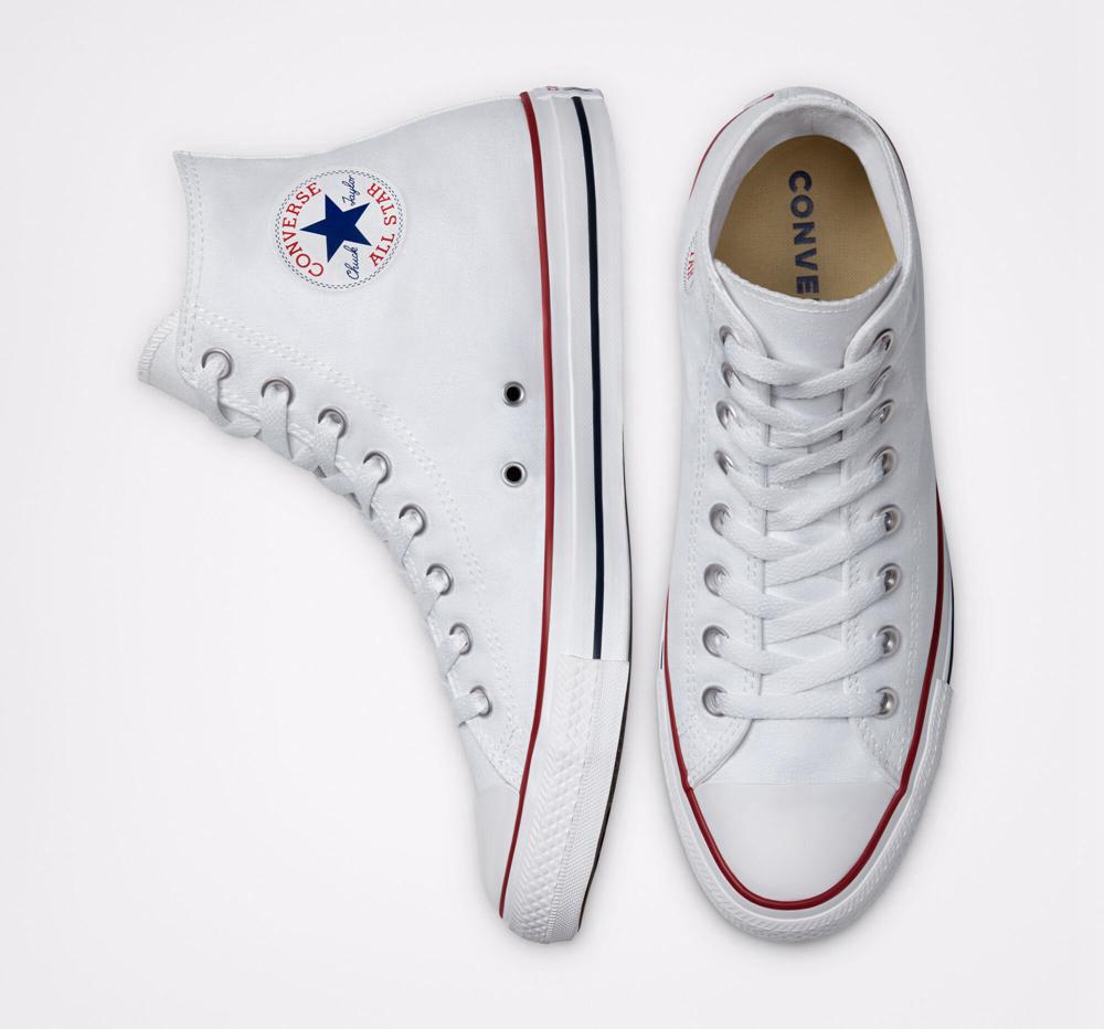 Dámské Vysoké Converse Chuck Taylor All Star Classic Unisex Bílé | 368140NGF