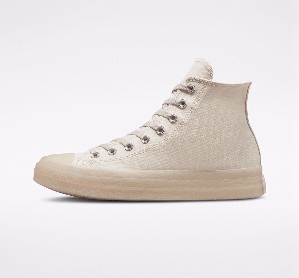 Dámské Vysoké Converse Chuck Taylor All Star Cx Tonal Bark Unisex Hnědožlutý | 453876JVK