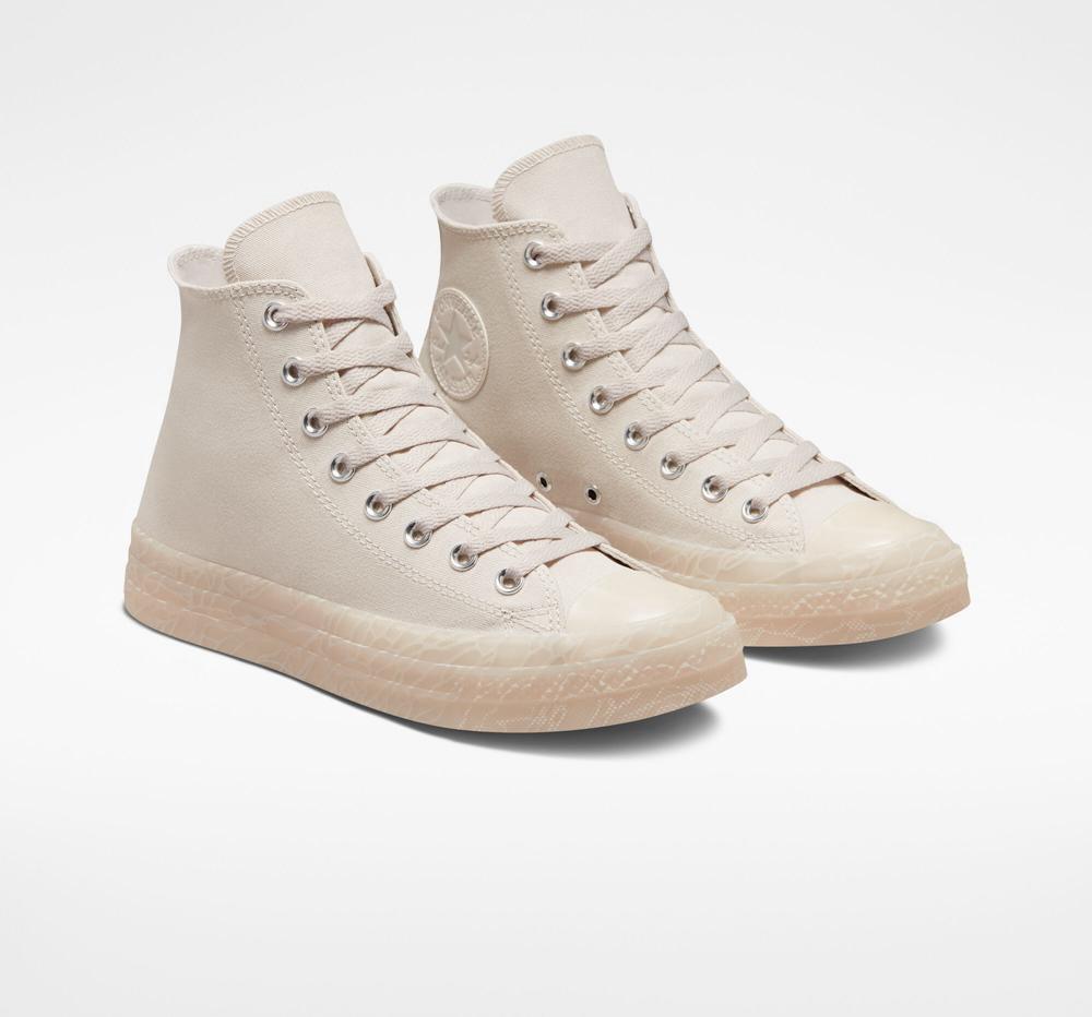 Dámské Vysoké Converse Chuck Taylor All Star Cx Tonal Bark Unisex Hnědožlutý | 453876JVK