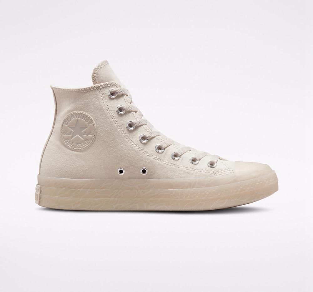 Dámské Vysoké Converse Chuck Taylor All Star Cx Tonal Bark Unisex Hnědožlutý | 453876JVK