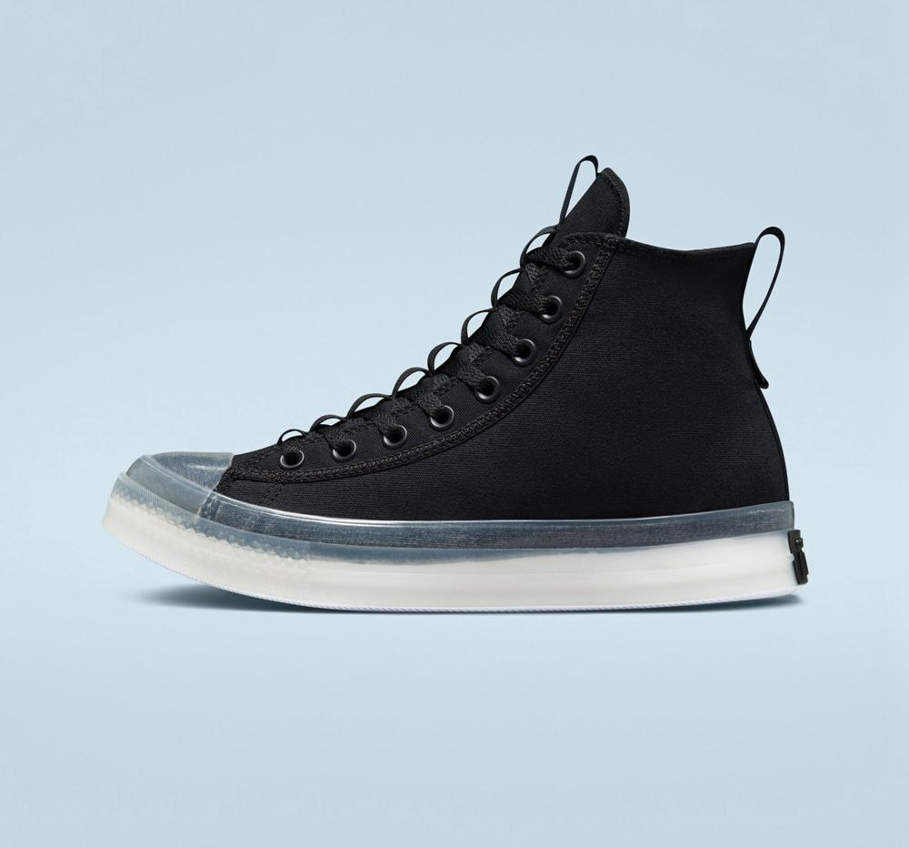 Dámské Vysoké Converse Chuck Taylor All Star Cx Explore Unisex Černé Černé Bílé | 489502FBJ