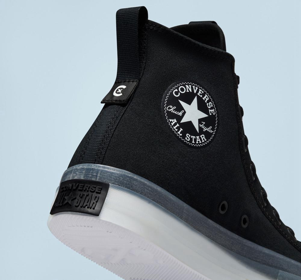 Dámské Vysoké Converse Chuck Taylor All Star Cx Explore Unisex Černé Černé Bílé | 489502FBJ