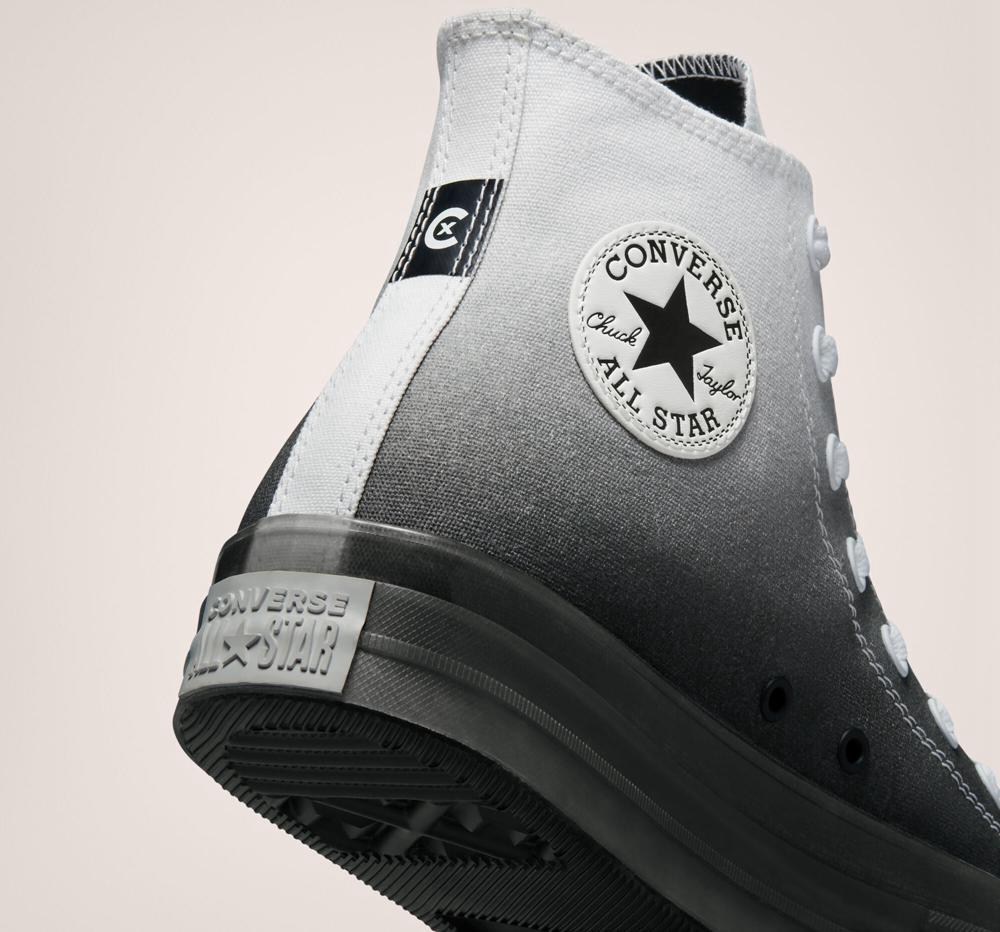 Dámské Vysoké Converse Chuck Taylor All Star Cx Gradient Unisex Bílé Černé Bílé | 547283RKU