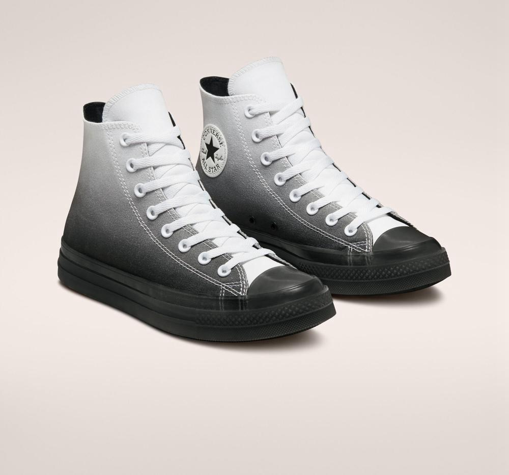 Dámské Vysoké Converse Chuck Taylor All Star Cx Gradient Unisex Bílé Černé Bílé | 547283RKU