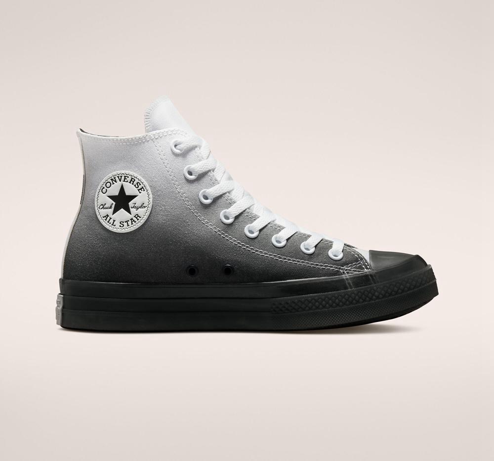 Dámské Vysoké Converse Chuck Taylor All Star Cx Gradient Unisex Bílé Černé Bílé | 547283RKU