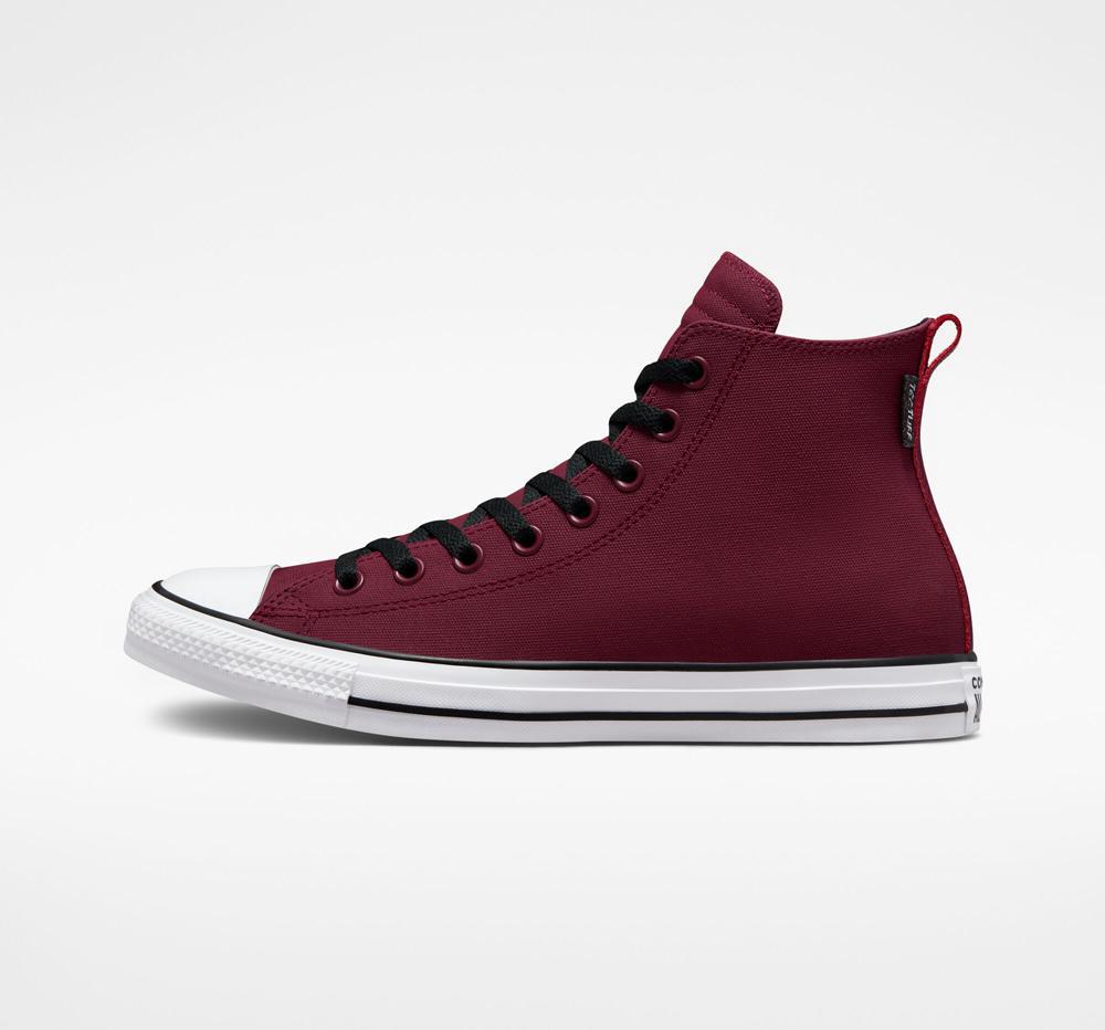 Dámské Vysoké Converse Chuck Taylor All Star Tectuff Unisex Vínové Tmavě Bílé Černé | 567308ZUM