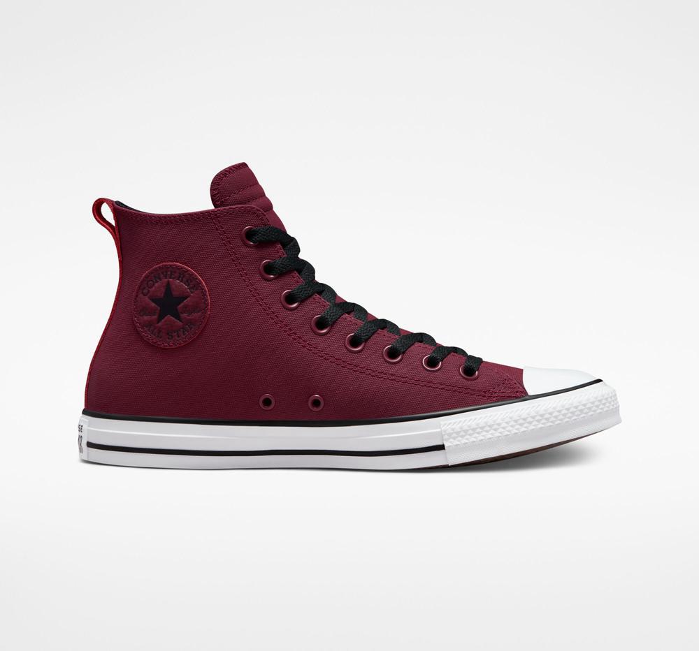 Dámské Vysoké Converse Chuck Taylor All Star Tectuff Unisex Vínové Tmavě Bílé Černé | 567308ZUM