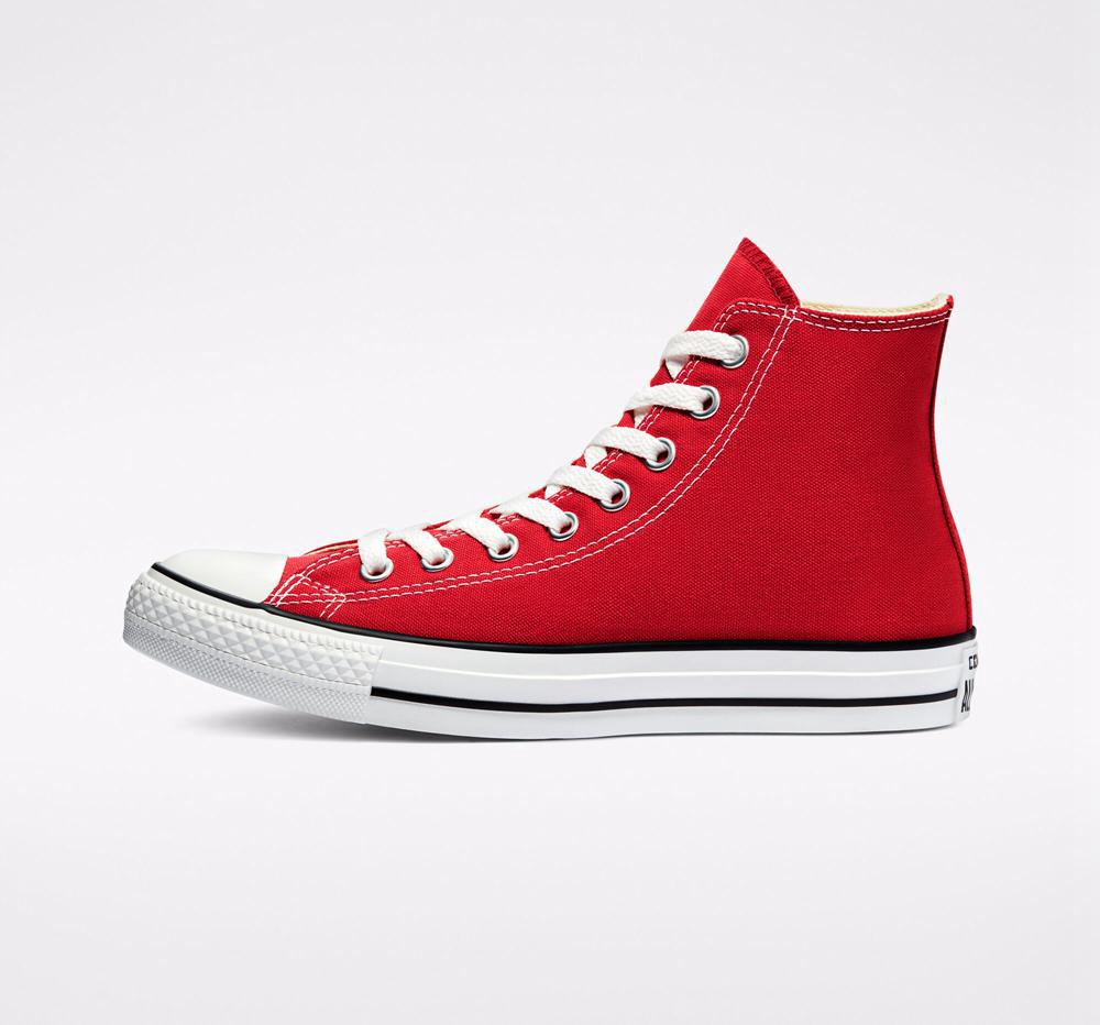 Dámské Vysoké Converse Chuck Taylor All Star Classic Unisex Červené | 782456CKX