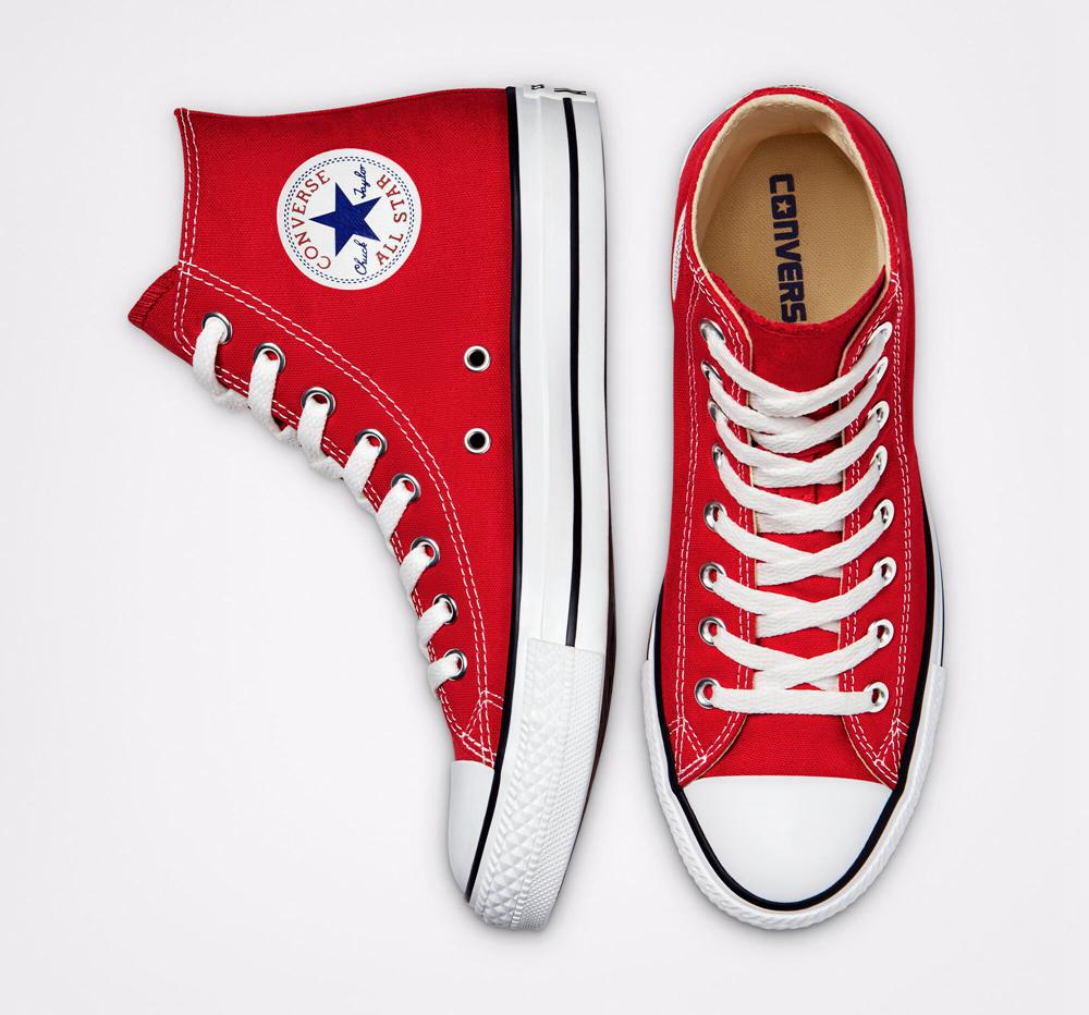 Dámské Vysoké Converse Chuck Taylor All Star Classic Unisex Červené | 782456CKX