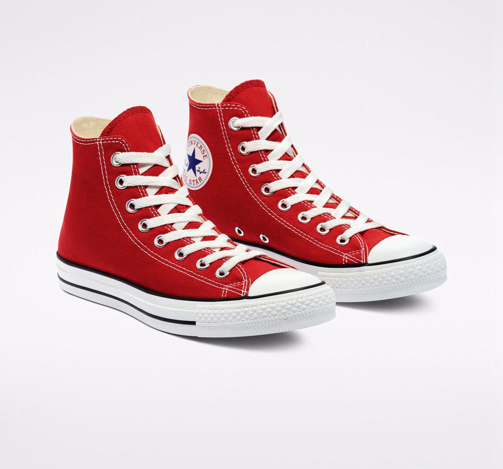 Dámské Vysoké Converse Chuck Taylor All Star Classic Unisex Červené | 782456CKX