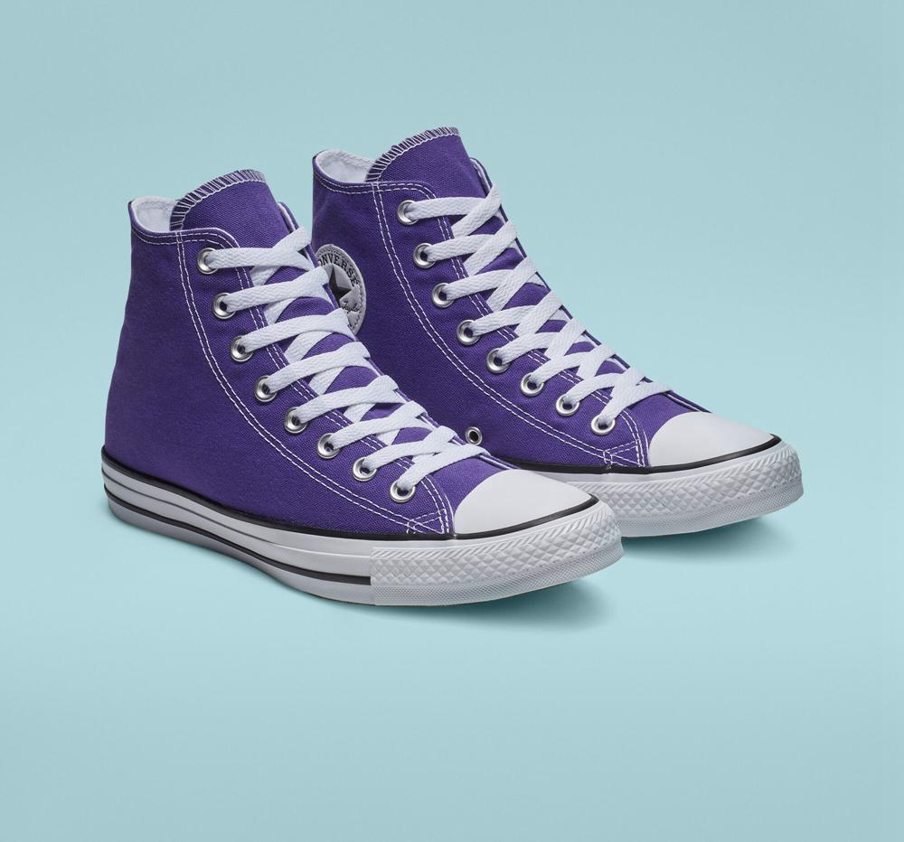 Dámské Vysoké Converse Chuck Taylor All Star Classic Unisex Fialové | 823567CNR