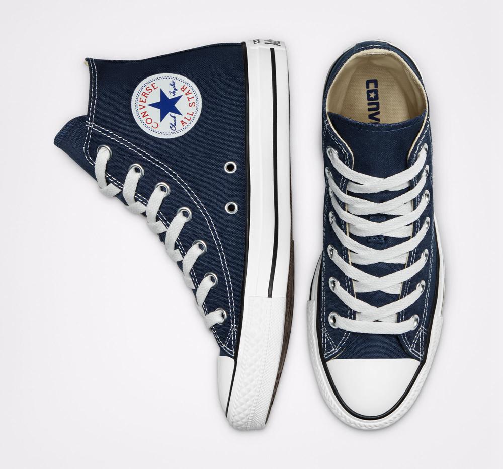 Dámské Vysoké Converse Chuck Taylor All Star Classic Unisex Tmavě Blankyt | 846051CMK