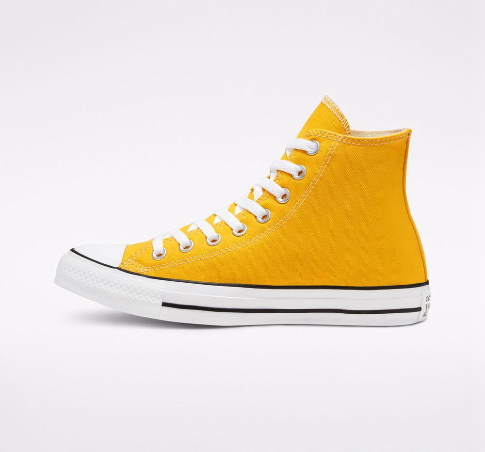 Dámské Vysoké Converse Chuck Taylor All Star Classic Unisex Žluté Citrón | 876024TLJ