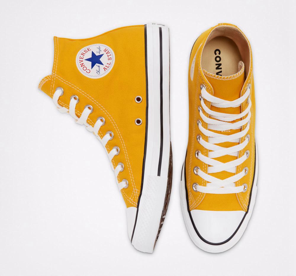 Dámské Vysoké Converse Chuck Taylor All Star Classic Unisex Žluté Citrón | 876024TLJ