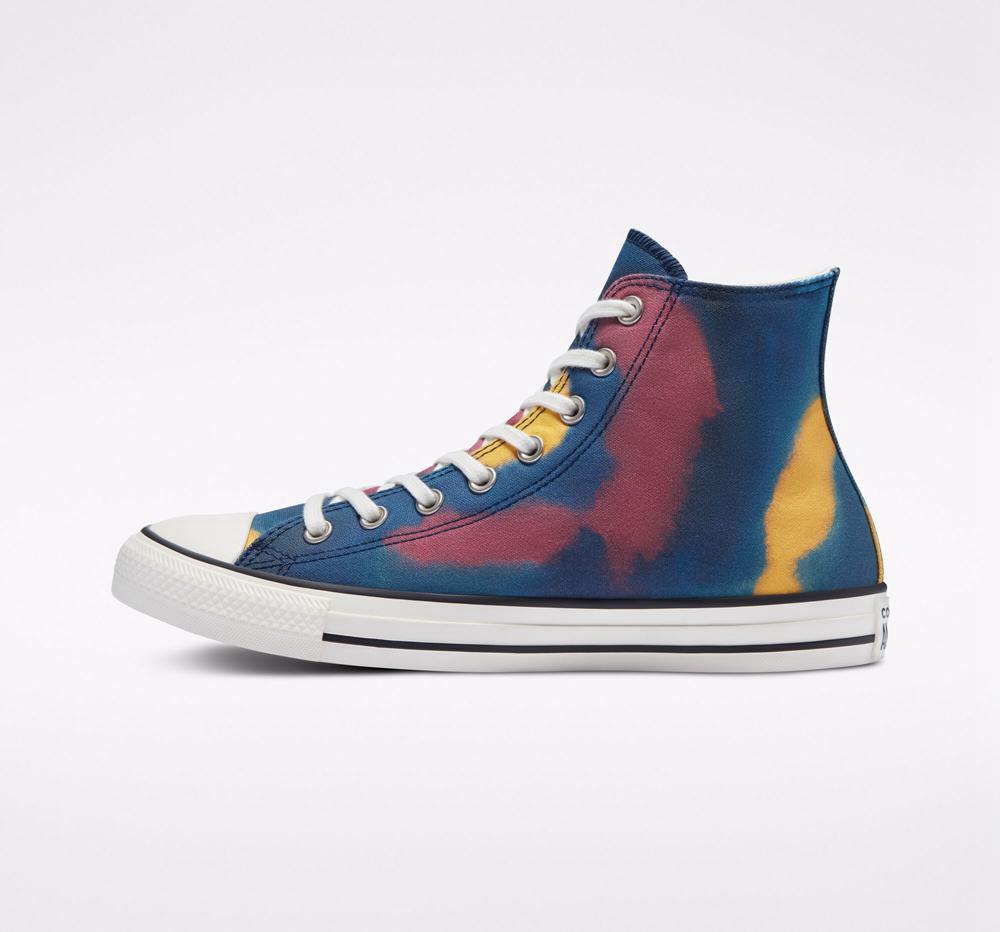 Dámské Vysoké Converse Chuck Taylor All Star Tie Dye Unisex Blankyt | 948052VUO