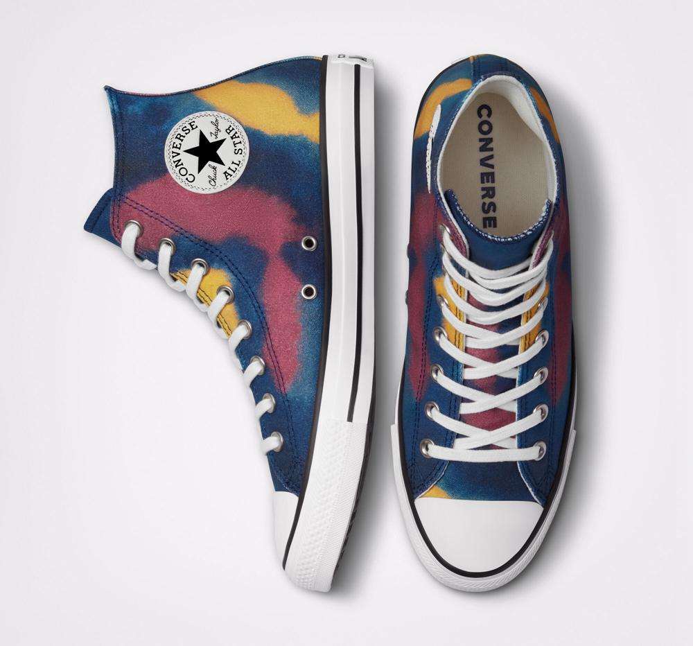 Dámské Vysoké Converse Chuck Taylor All Star Tie Dye Unisex Blankyt | 948052VUO